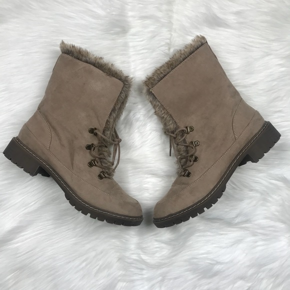 Bass Shoes - Bass Fur Boots Size 9